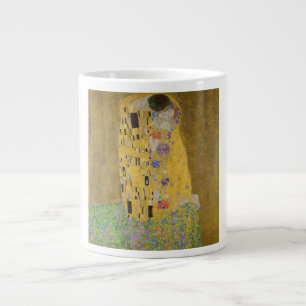 Die Liebhaber, sich küssend, von Gustav Klimt Jumbo-Tasse