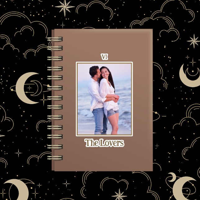 Die Lieblings-Tarot-Karte | Happy Couple Foto Aufkleber (Notebook)