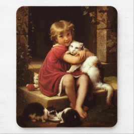 Die Lieblingskatze des jungen Mädchens (Perrault) Mousepad