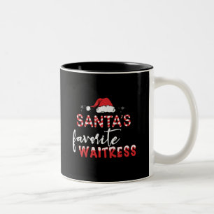 Die Lieblingswache des Weihnachtsmanns Zweifarbige Tasse