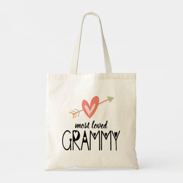 Die liebste Grammy Tote Tasche (Rückseite)