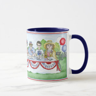 Die Liga der Frauen-Wähler am amerikanischen Tasse
