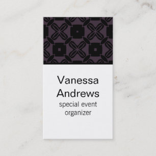 Die Lila Beauty Business Card Visitenkarte