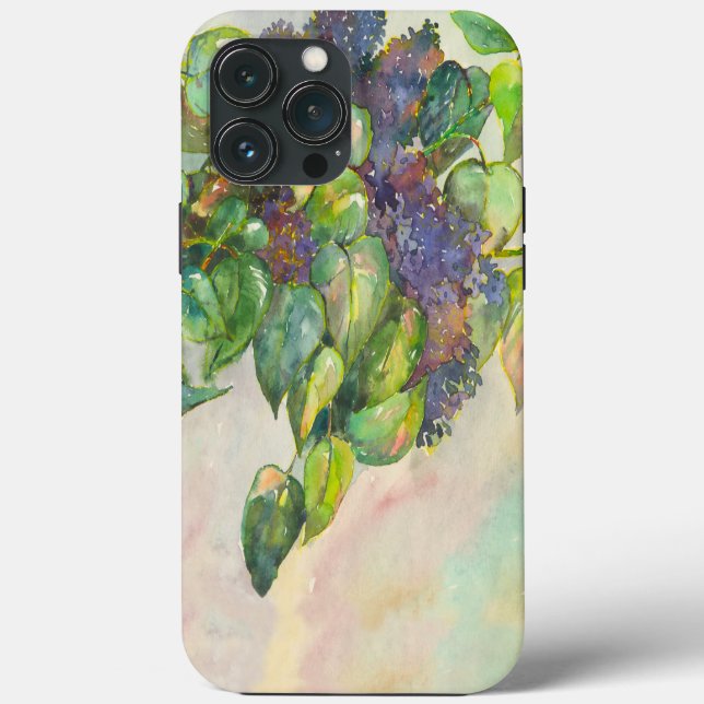 die lila Blüten Case-Mate iPhone Hülle (Rückseite)