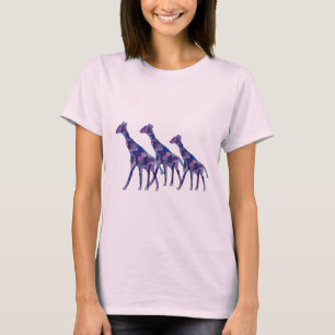 Die lila Giraffe T-Shirt