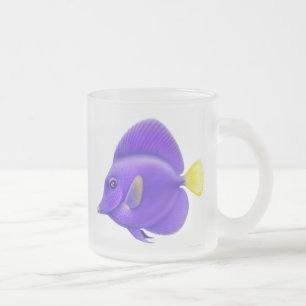 Die lila Sailfin Geruch-Tasse Mattglastasse