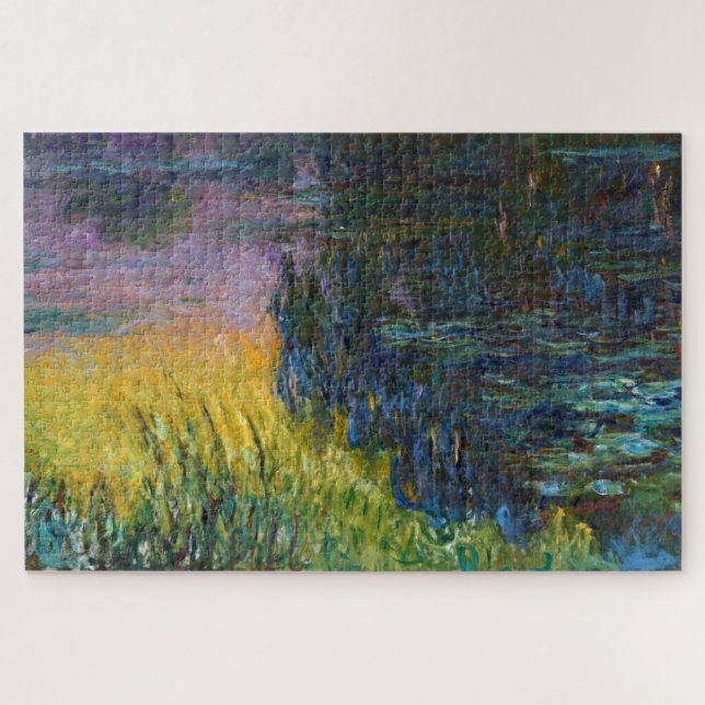 Die Lilie des Wassers - die Sonne, Claude Monet (Horizontal)
