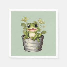 Die Lily Pads im Leben Serviette