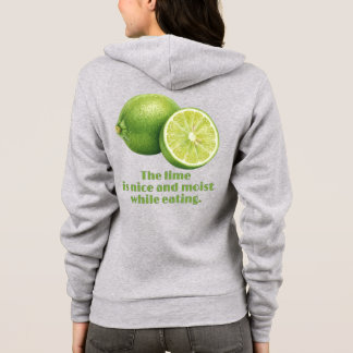 Die Limette, saftige, frische grüne Frucht Hoodie