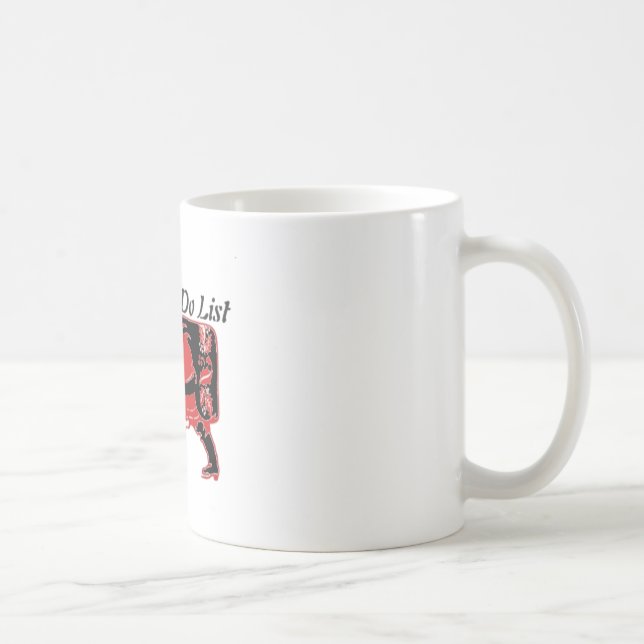 Die Liste des Weihnachtsmanns. Kaffeetasse (Rechts)