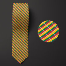 Die litauische Flagge von Pattern Necktie unterstr