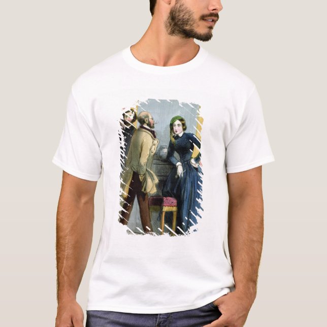Die literarische Löwin, von 'Femmes De Paris T-Shirt (Vorderseite)