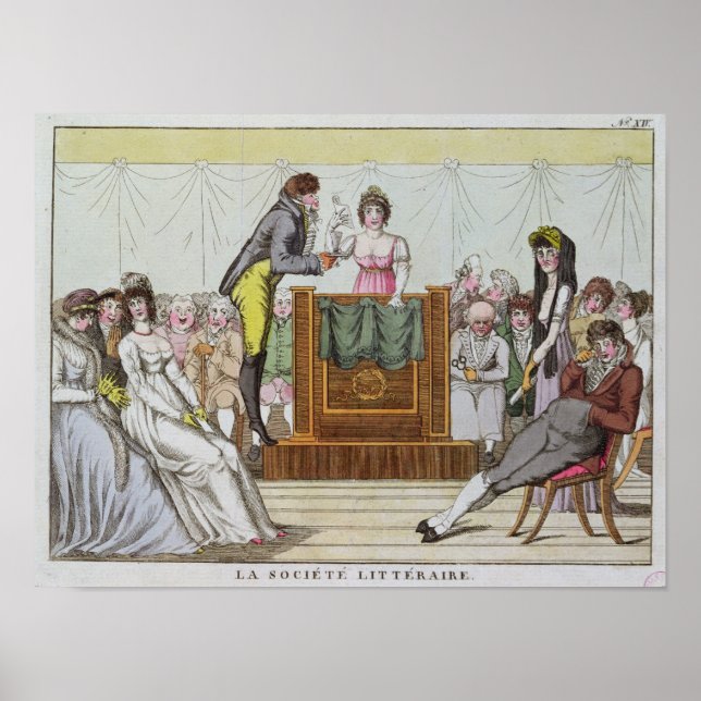 Die Literaturgesellschaft Poster (Vorne)