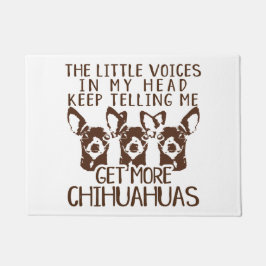 Die Littles Stimmen erhalten mehr Chihuahua Fußmatte