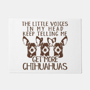 Die Littles Stimmen erhalten mehr Chihuahua Fußmatte