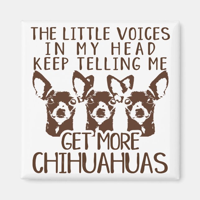 Die Littles Stimmen erhalten mehr Chihuahua Magnet (Vorne)