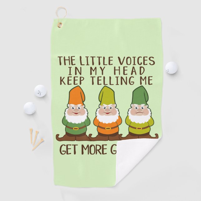 Die Littles Stimmen erhalten mehr Gnomes Golfhandtuch (Insitu)