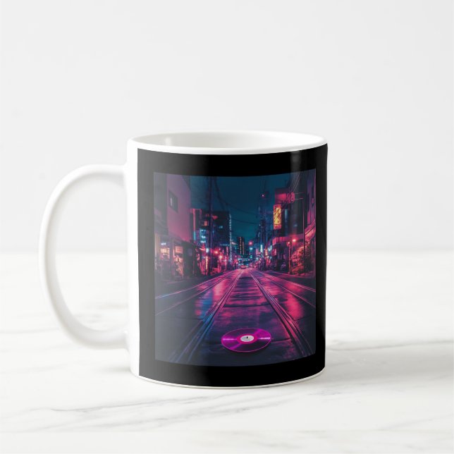 Die Lo-Fi-Straßen Tokios Kaffeetasse (Links)