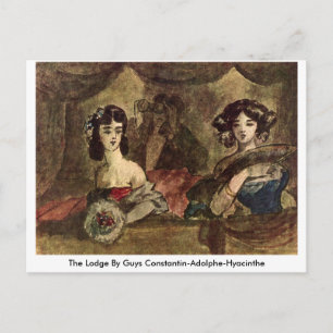 Die Lodge der Typ Constantin-Adolphe-Hyacinthe Postkarte