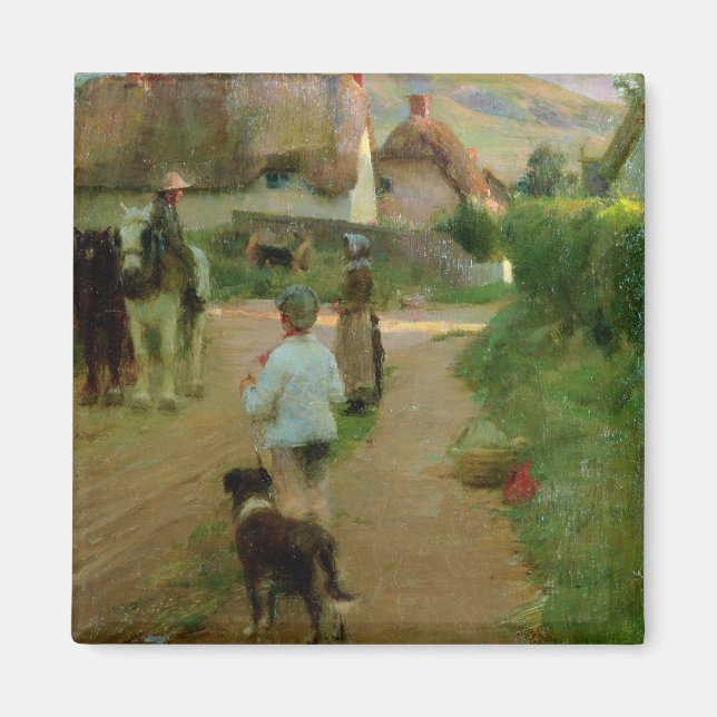 Die Loiter, 1888 (Öl auf Leinwand) Magnet (Vorne)