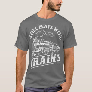 Die Lokomotive des Triebfahrzeugführers bleibt mit T-Shirt