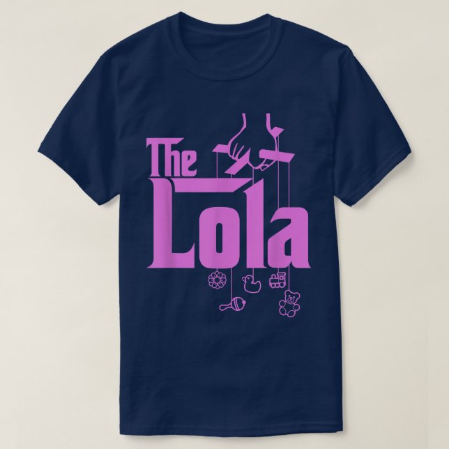 Die Lola Philippines Großmutter Baby Hang Toy T-Shirt (Design vorne)