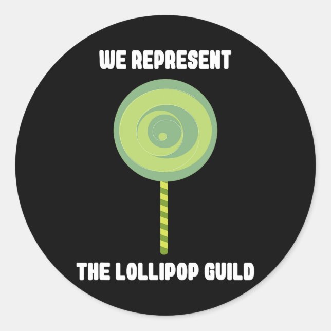 Die Lollipop-Gilde Runder Aufkleber (Vorderseite)
