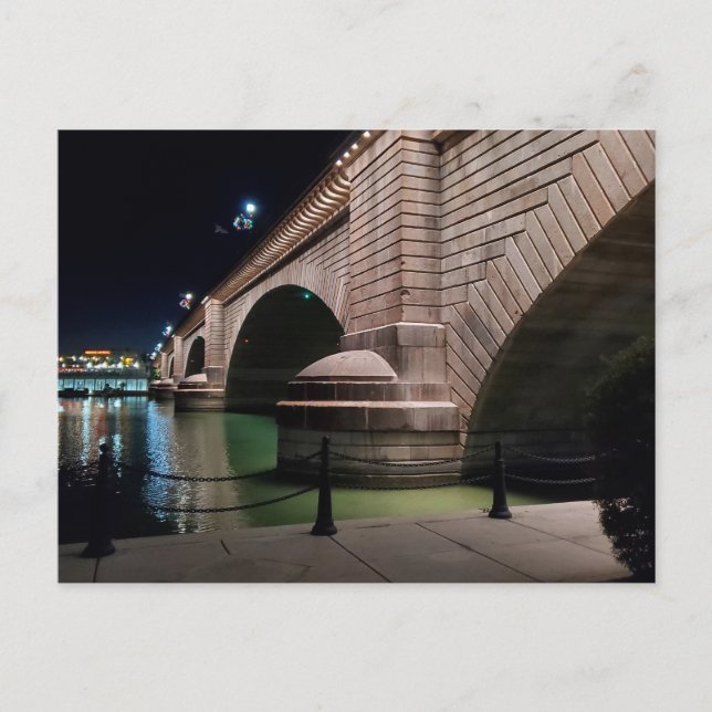 Die London Bridge, Lake Havasu, Az. Postkarte (Vorderseite)
