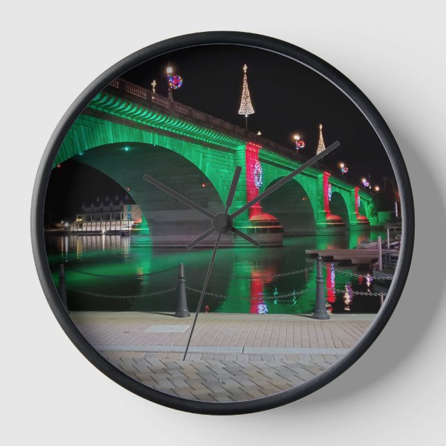 Die London Bridge, Lake Havasu, Az. Uhr (Vorderseite)