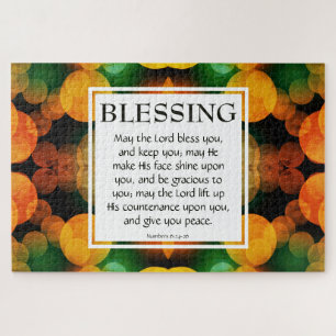 DIE LORD BLESS YOU number 6:24 BLESSING 20"x30"
