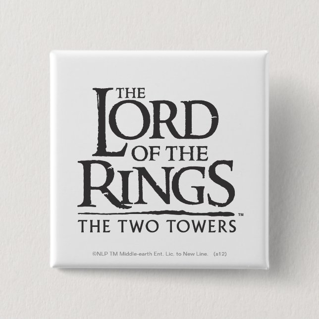 DIE LORD DER RINGS-Logo Button (Vorderseite)