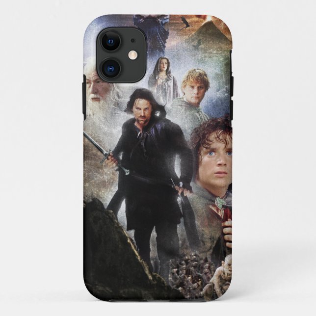 DIE LORD DER RINGS-Zeichenketten Case-Mate iPhone Hülle (Rückseite)