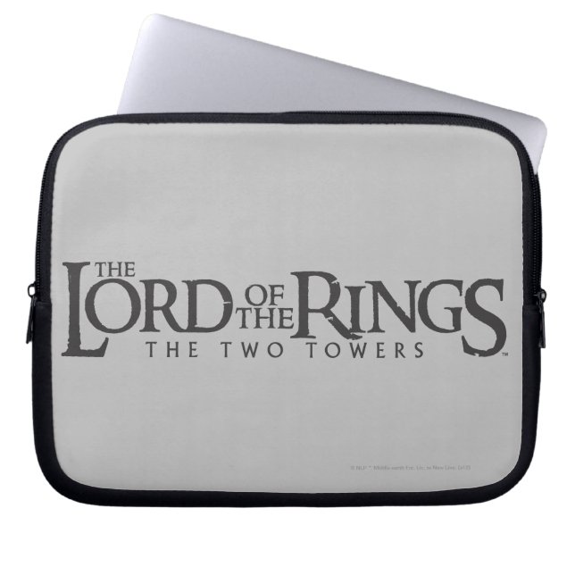 DIE LORD DES RINGS-Horizontallogos Laptopschutzhülle (Vorderseite)
