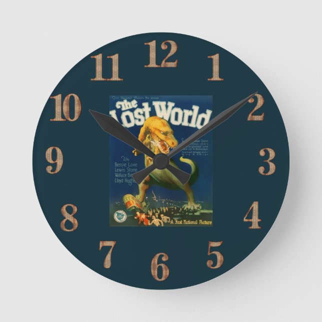 Die Lost World Wanduhr (Vorderseite)