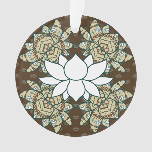 Die Lotus-Akrylverzierung Ornament (Vorderseite)