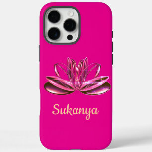 Die Lotus-Blume personalisiert iPhone 16 Pro Max Hülle