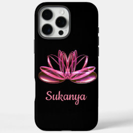 Die Lotus-Blume personalisiert iPhone 16 Pro Max Hülle