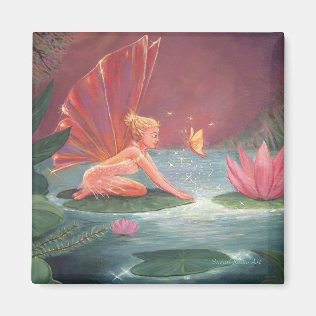 Die Lotus Pond Fairy Magnet (Vorne)
