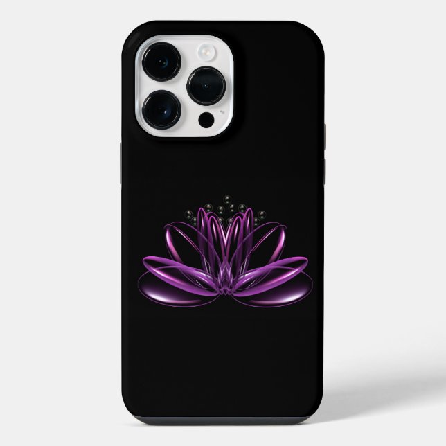 Die Lotusblume  iPhone 14 Pro Max Hülle (Rückseite)