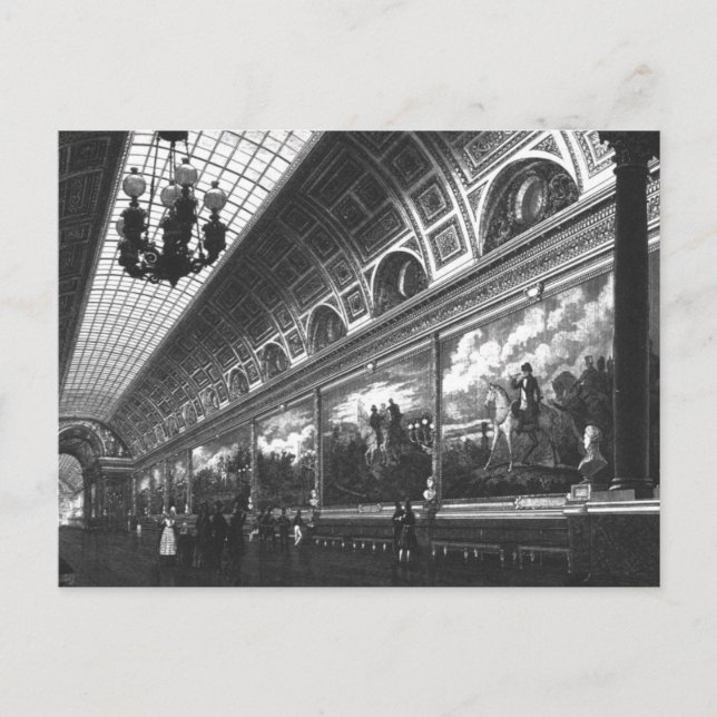 DIE LOUVRE POSTKARTE (Vorderseite)