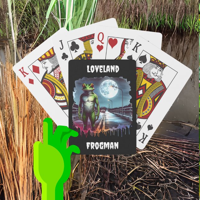 Die Loveland Frogman | Ohio Cryptid Spielkarten (Von Creator hochgeladen)