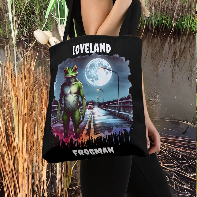 Die Loveland Frogman | Ohio Cryptid Tasche (Von Creator hochgeladen)