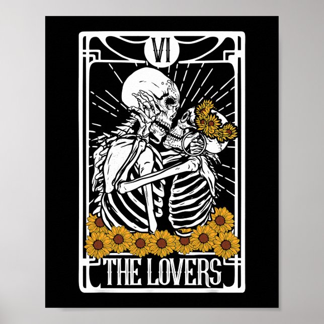 Die Lovers Tarot Card Reading Hexenhalle Poster (Vorne)
