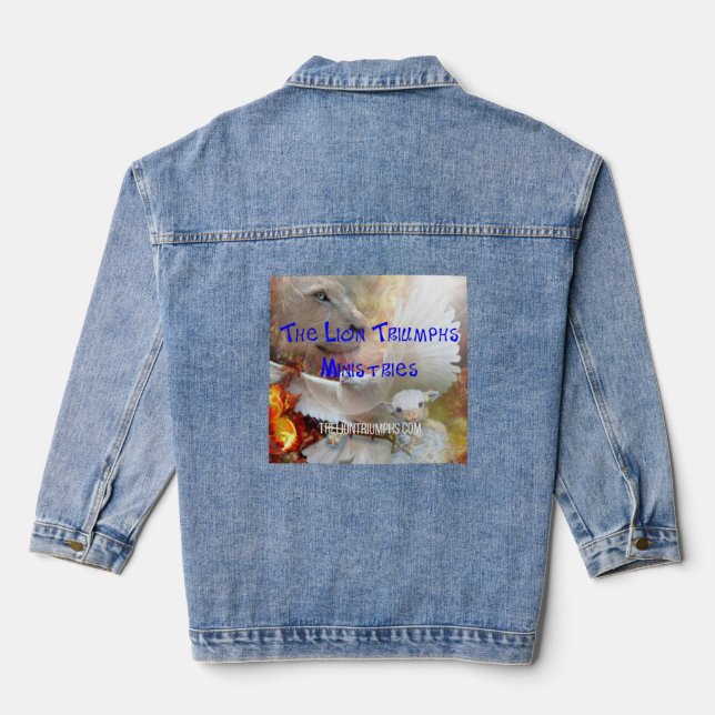 Die Löwenwerfer Jeansjacke (Rückseite)