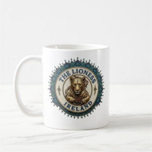 Die Löwin. Irland Kaffeetasse