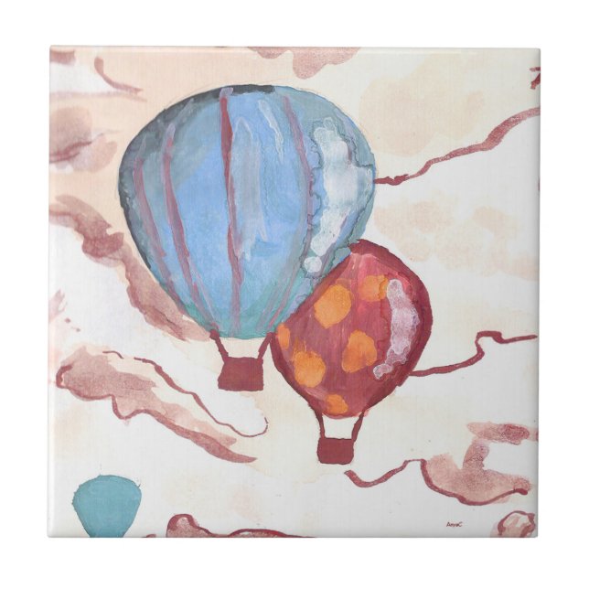 Die Luft, die ich atme von AnyaC Fliese (Vorderseite)