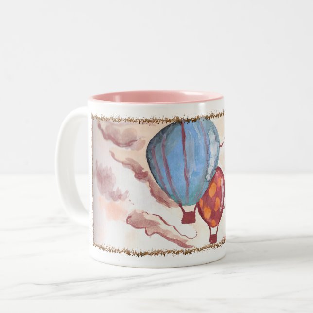 Die Luft, die ich atme von AnyaC Zweifarbige Tasse (Vorderseite Links)