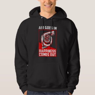 Die Luft wird glücklich, wenn Turbo Car Racing läu Hoodie