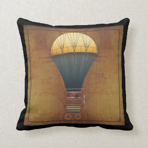Die Luftschiff Abeelle Steampunk Flugmaschine Kissen