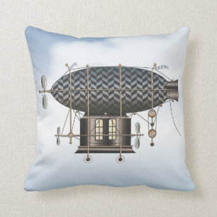Die Luftschiff zierliche Noir Steampunk Kissen